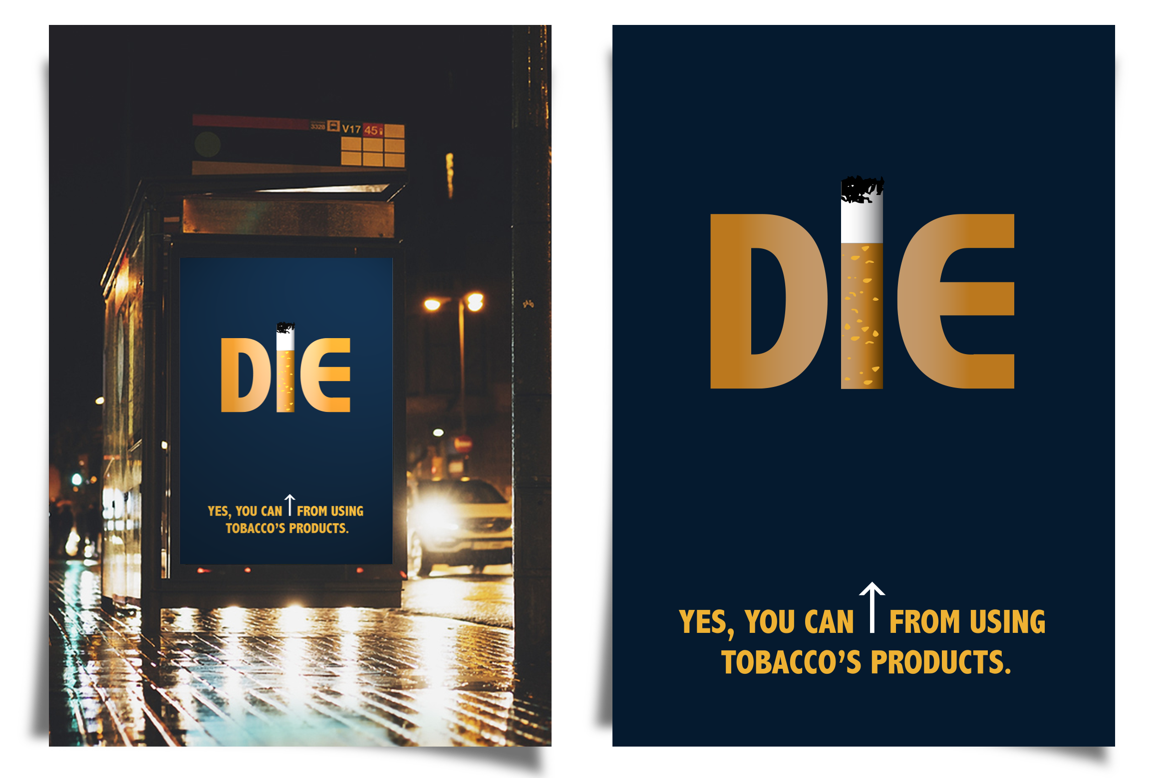 Anti Tobacca Campaign Mockup